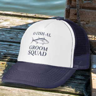 Bachelor Party Groom Squad Fishing Trip Trucker Hat