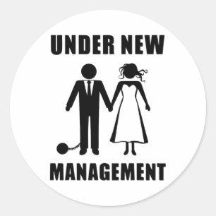 Bachelor Party Groom Stag Do Wedding Funny New Man Classic Round Sticker