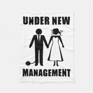 Bachelor Party Groom Stag Do Wedding Funny New Man Fleece Blanket