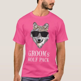 Bachelor Party Groom'S Wolf Pack T-Shirt