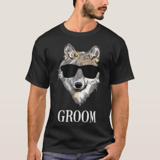 Bachelor Party Grooms Wolf Pack T-Shirt