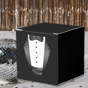 Bachelor Party Groomsman Team Groom black tuxedo Favor Boxes