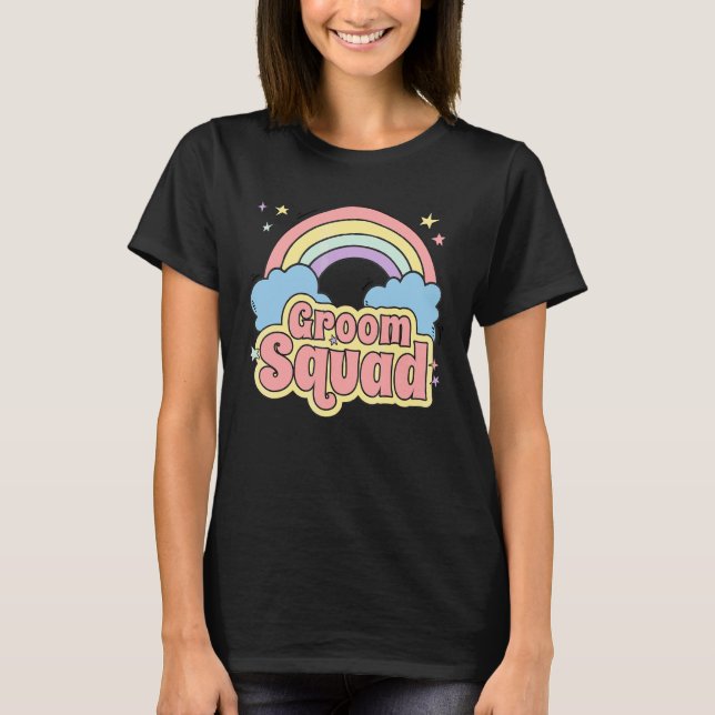 Bachelor Party Group Set Groom Squad T-Shirt (Front)