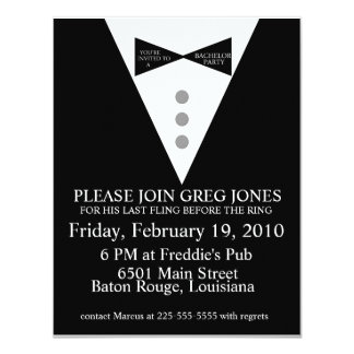 Bachelor Party Invitation