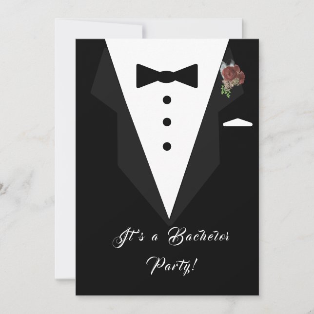 Bachelor Party Invitation (Front)