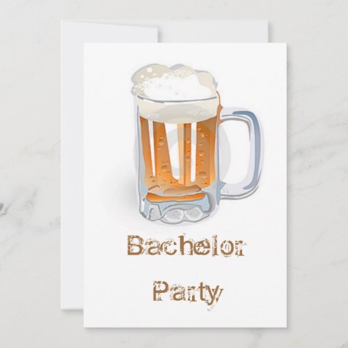 Bachelor Party Invitation