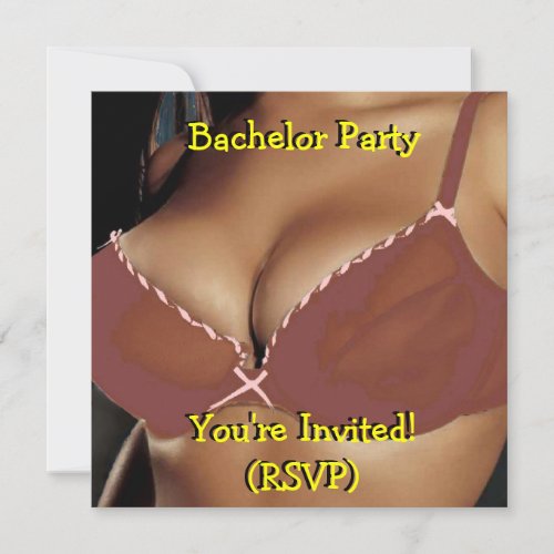 Bachelor Party Invitation