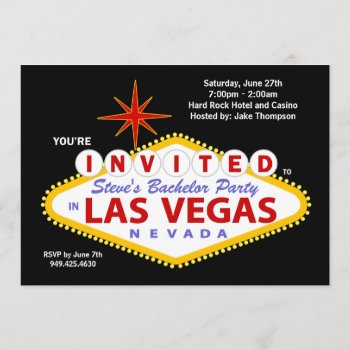 Bachelor Party Invitation by eventfulcards at Zazzle