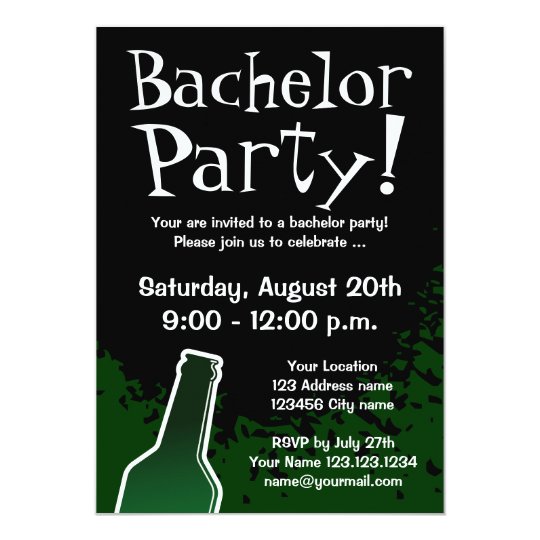 Bachelor Party Invitation Text 6