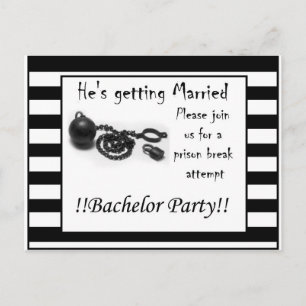 Bachelor party invite - prison break
