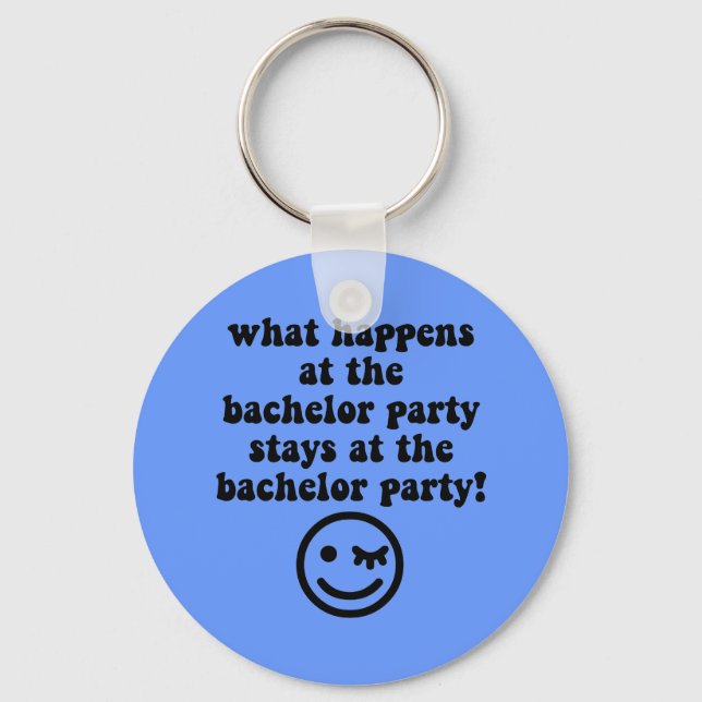 Bachelor party keychain (Front)