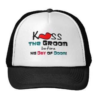 Bachelor Party Kiss the Groom Hat