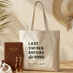 Bachelor Party Last Swing Before the Ring Minimal Tote Bag