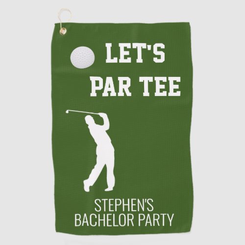 Bachelor Party Lets Par Tee Golfing Trip Golf Golf Towel