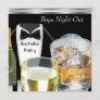 Bachelor Party Mens Boys Night Out Drinks Tux Invitation