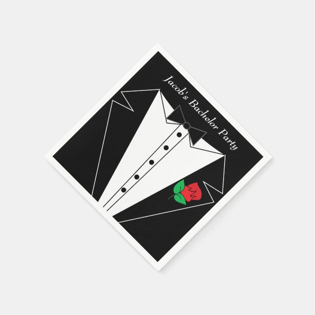 Bachelor Party Napkins (Corner)