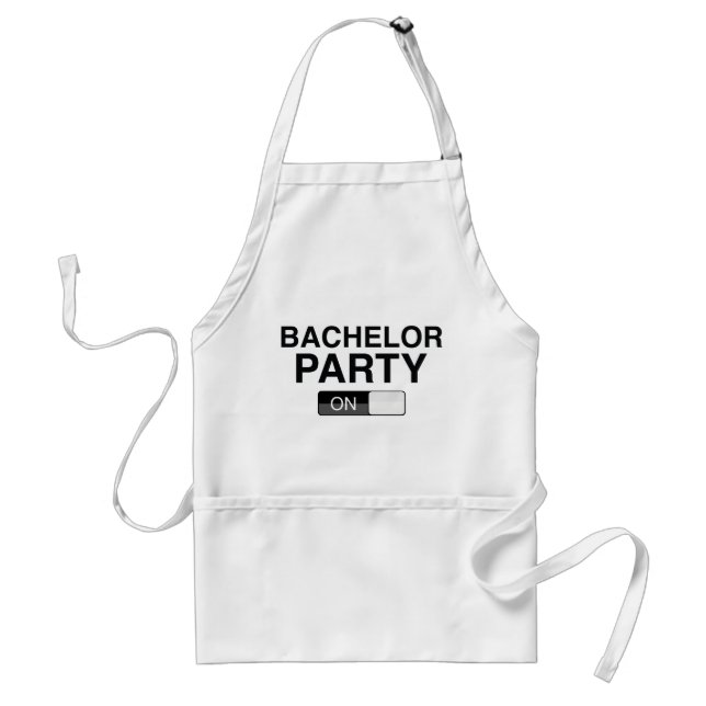 Bachelor Party On Adult Apron (Front)
