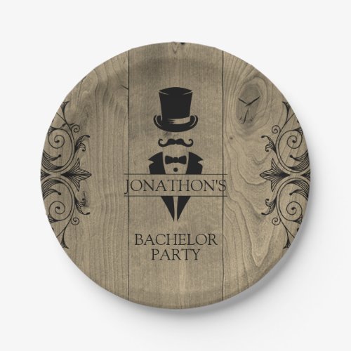 Bachelor Party Paper Plates