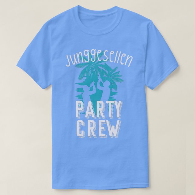 Bachelor Party Party Crew T-Shirt (Design Front)