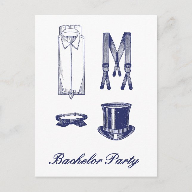 Bachelor Party Postcard (Front)