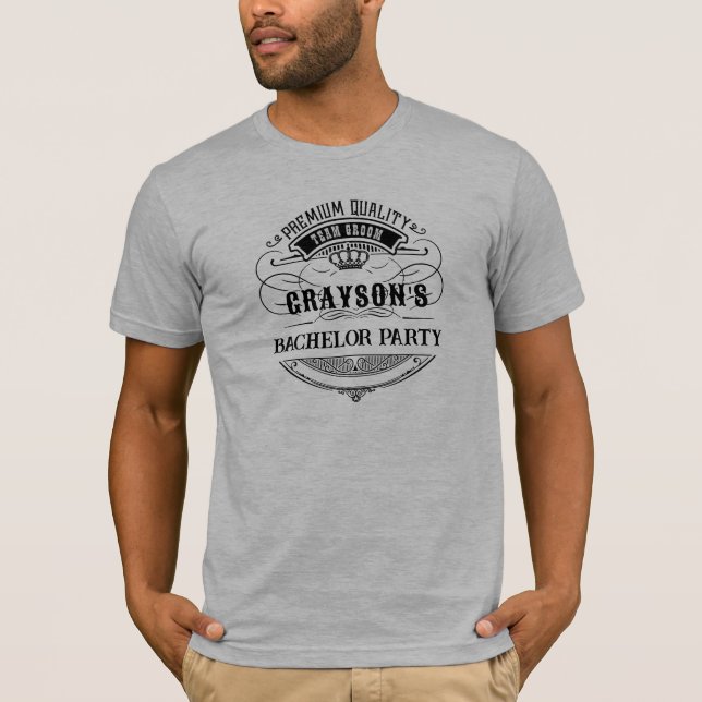 Bachelor Party Rustic T-Shirt (Front)