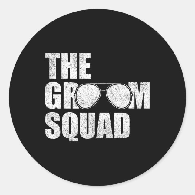 Bachelor Party Shirts For Men1  Classic Round Sticker (Front)
