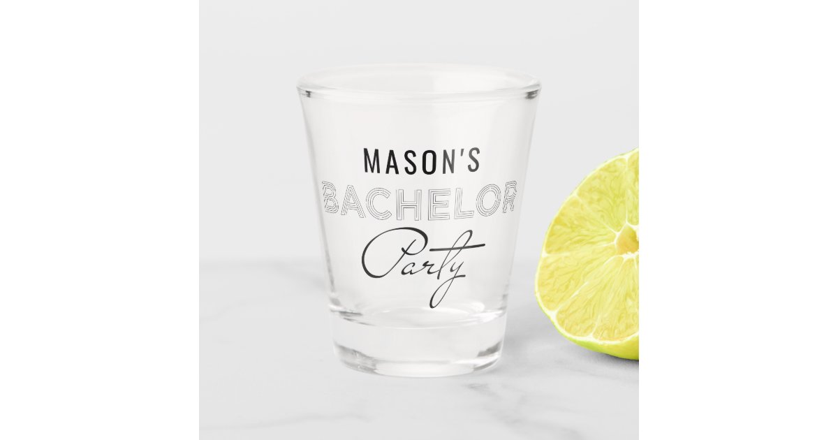 Bachelor Party Shot Glasses, Bachelor Party Favors, Stag Party