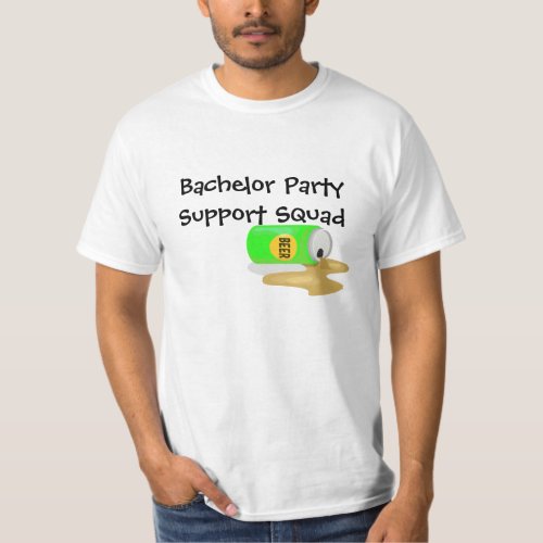Bachelor party support squad funny T_Shirt