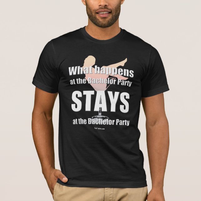 Bachelor Party t-shirt (Front)