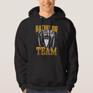 Bachelor Party Team Groom Bride Hoodie