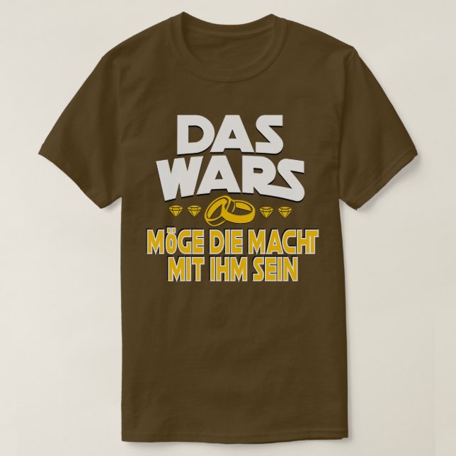 Bachelor Party The Wars T-Shirt (Design Front)