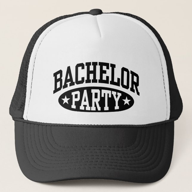 Bachelor Party Trucker Hat (Front)