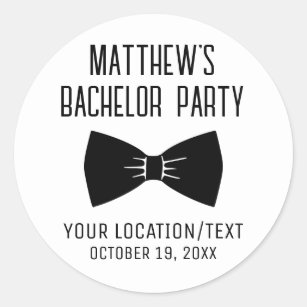 Bow Tie Party Favor Stickers - 90 Results