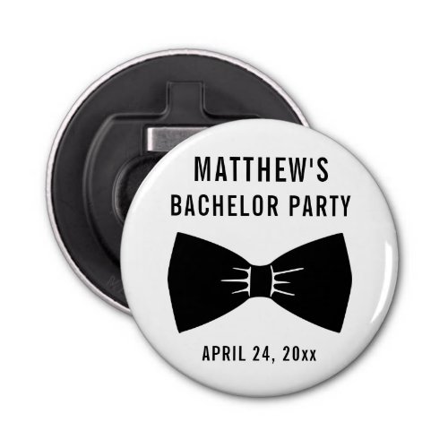 Bachelor Party Tuxedo Bow Tie Wedding Favor Bottle Opener