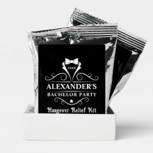 Bachelor Party Tuxedo Tie Hangover Coffee Drink Mix