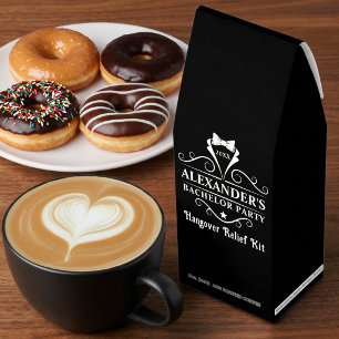 Bachelor Party Tuxedo Tie Hangover Roasted Coffee