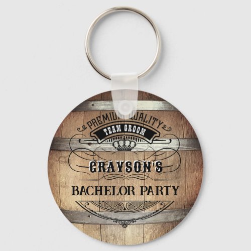 Bachelor Party Vintage Keychain
