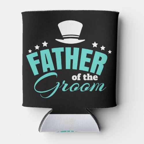 Bachelor Party Wedding Father of the Groom Hat Can Cooler