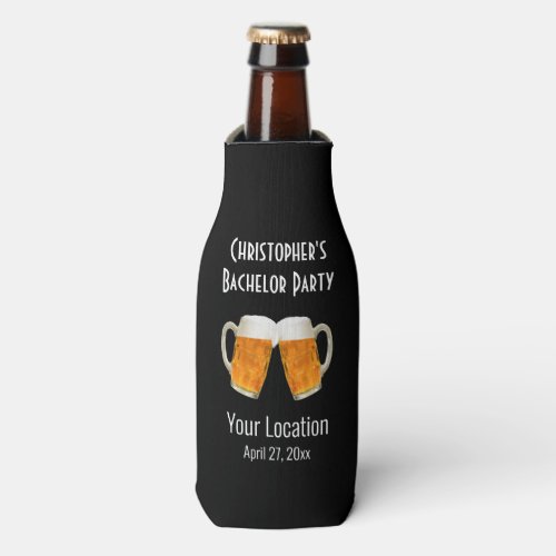 Bachelor Party Wedding Favor Beer Cheers Bottle Cooler