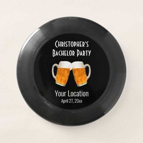 Bachelor Party Wedding Favor Beer Cheers Wham_O Frisbee