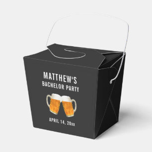 Bachelor Party Wedding Gift Beer Cheers Favor Boxes