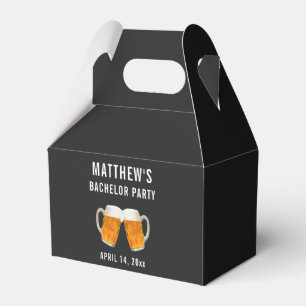 Bachelor Party Wedding Gift Beer Cheers Favor Boxes