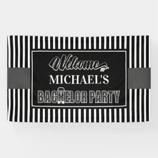 Bachelor Party Welcome Banner