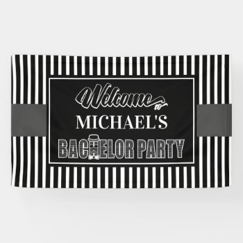Bachelor Party Welcome Banner by AllbyWanda at Zazzle
