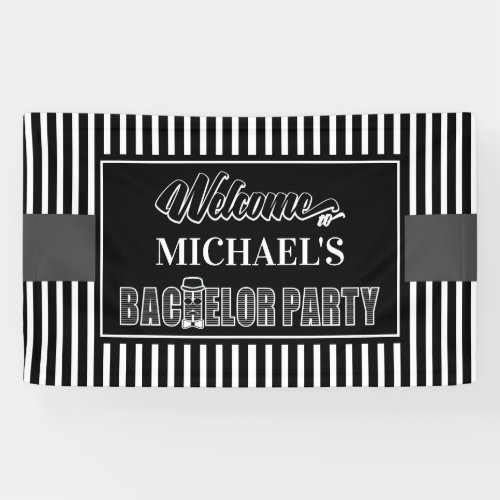 Bachelor Party Welcome Banner