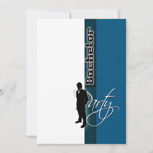 Bachelor stag "boys night out" party invitation