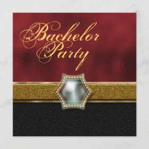 Bachelor stag party invitation