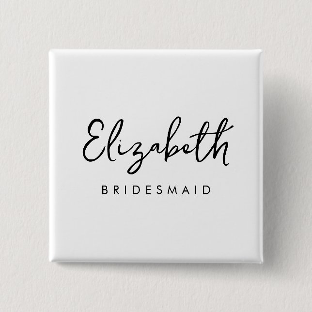 Bachelore Bridesmaid Gifts Womens Template Square Button (Front)