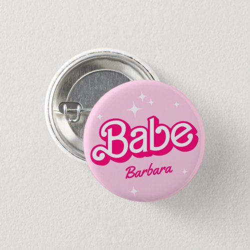  Bachelorette Babe Barb Bride Tribe Squad  Button
