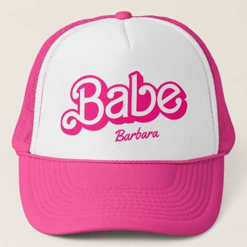 Bachelorette Babe Bride Tribe Squad   Trucker Hat